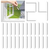 Wothfav Magnetstreifen Selbstklebend, 24 Pack Magnete für Fenster Moskitonetz,...