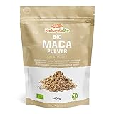 Maca Pulver - 400g Bio Maca Pulver - Natürlich und reines Bio-Produkt -...