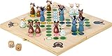 small foot Ludo Brettspiel 'Farmtiere' aus Holz, Gesellschaftsspiel mit...