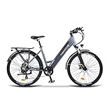 nakxus 26M208 e-Bike, Electric Bike 26'' Trekking Bike e-City Bike with 36V...