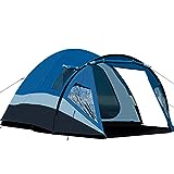 Portal Zelt 2 und 4 Personen Camping Kuppelzelt mit Vorraum 3-4 Saison kleines...