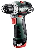 metabo Akku-Bohrschrauber PowerMaxx BS BL - 12 V, 38 Nm Drehmoment, 1500 U/min -...