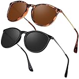 Ulknyss Sonnenbrille Damen Polarisiert Retro Runde Sonnenbrillen UV400 Schutz...