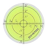 Runde Wasserwaage, Dosenlibelle mit Luftblase, 60 mm Durchmesser Messwerkzeug...