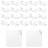 deleyCON 20x Kabelhalter Selbstklebend Kabelhalterung Kabelmanagement Kabelclips...