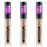 Catrice Liquid Camouflage High Coverage Concealer (3x5ml), flüssig Make-up...