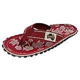 Gumbies Originals Rot - Flip Flops aus recycelten Materialien - profilierte...
