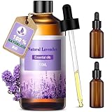 Lavendelöl 100 ml, Reines Lavendel Ätherisches Öl + 2 * 10 ml Unterflaschen,...