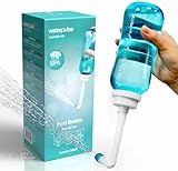 Po Dusche 500ML, Podusche mit Taste, Popodusche mit Doppeldüse, Portable Bidet...