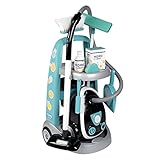 Smoby - Reinigungswagen + elektronischer Staubsauger mit Sauggeräusch - 9...
