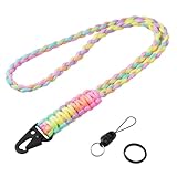 Vicloon Paracord Schlüsselanhänger, 1 Stück Umhängeband Schlüsselband,...