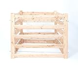 Westmann Holz Komposter Konni S | Lärchenholz FSC-Zertifiziert | Robustes &...