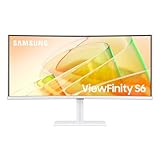 Samsung ViewFinity S65TC Curved Monitor, 34 Zoll, Bildschirm mit VA-Panel, 3.440...