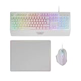 Mars Gaming MCP124, 3in1 Gaming Combo, Ergonomische H-Mech LED RGB Tastatur, RGB...