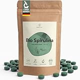 BIONUTRA® Bio Spirulina Tabletten – 1000 Presslinge à 250 mg, nach...
