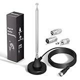 Bingfu DAB+ UKW Radioantenne Digitale Teleskopantenne für den Innenbereich mit...