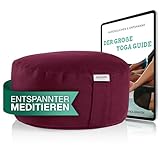 NAJATO Sports Meditationskissen – Yogakissen inkl. E-Book (PDF Datei) –...