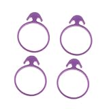 BEBEMOKO 24 Stück Spritzbeutel Verschlussringe Aus Flexiblem Kunststoff Fondant...