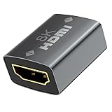 vgggrd 8K HDMI Kupplung Adapter, HDMI Verbinder 2.1 Buchse auf Buchse Kompatibel...