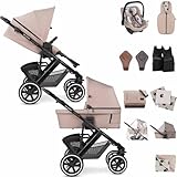 ABC Design 3 in 1 Kinderwagen Starter Set Salsa 4 Air – Kombikinderwagen für...