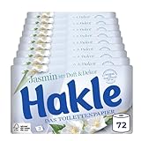 Hakle Toilettenpapier mit Jasminduft & Dekor - 72 Rollen, 3-lagiges Klopapier,...