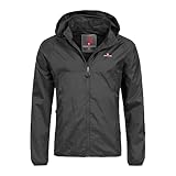 Höhenhorn 25F1-3 Rigi Herren Regen Jacke Outdoor Rain Freizeitjacke Schwarz Gr...