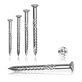 VOOXA Premium | 100-Stück Terrassenschrauben 5x40 mm, Edelstahl C1 | TX 25 mit...