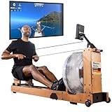 Skandika Rudergerät Wasser aus Holz Lykke | Wasser Rudergerät für Zuhause,...