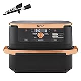 Ninja Foodi FlexDrawer Dual Zone Heißluftfritteuse, Air fryer mit 10,4-Fach und...