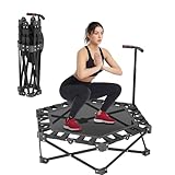 RDTOK Fitness Trampolin, Klappbares Mini Trampolin Indoor 106cm mit 3-Fach...
