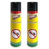 2er Set Ameisenspray 400ml Insektenspray Schaben Ameisen Spray Insektenstopp...
