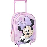 CERDÁ LIFE'S LITTLE MOMENTS Unisex Kinder Trolley 3D Kinderrucksack Minnie,...