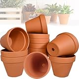 Mockotta 12 Stück 7 X 6 cm Tontöpfe Klein, Terrakotta Topf, Kleine Tontöpfe...