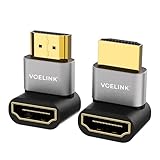 VCELINK 8K HDMI Winkelstecker, 90 und 270 Grad Adapter mit 8K@60Hz 4K@120Hz,HDMI...