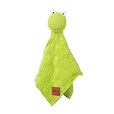 SIGIKID 39645 Strick-Schnuffeltuch Frosch Knitted Love, kuschelweiches...