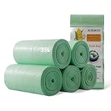 AURMOO 110 Biologisch Müllbeutel, 35L Biologisch Beutel, 10Gal Müllbeutel...