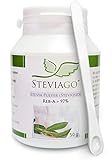 STEVIAGO Stevia Pulver (Steviosid) Extrakt aus 100% Stevia, davon min. 97%...