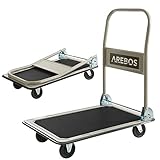 Arebos Plattformwagen Transportwagen Lagerwagen klappbar | 150kg Tragkraft |...