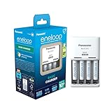 eneloop Basic Ladegerät, für 2-4 AA/AAA NI-MH Akkus, 10 Stunden Ladezeit, 6...