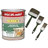 zbs24 Bondex Lärchen Öl 3 Liter, für Terrassendielen und Möbel, exellenter...