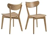 AC Design Furniture Roxanne Esszimmerstühle 2er Set, H: 79,5 x B: 45 x T: 55...
