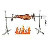 OUKANING 220V 53 Zoll BBQ Rotisserie Elektrisch Spanferkelgrill Lammgrill Grill...