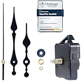 LUSEE Uhrwerk für Wanduhr Lautlos mit Kurzer Uhrzeiger, Quarz Uhrwerke für...