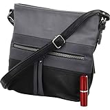 TOM TAILOR Ellen Damen Umhängetasche Crossbody Bag Mittelgroß Schwarz