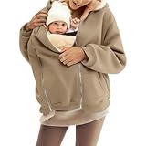 BlzzWo Tragejacke für Mama und Baby Winter Babytrage Ab Geburt Umstandsjacke...