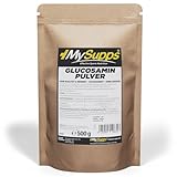 My Supps 500g Glucosamin-Pulver mit 100% reinem Glucosamin-HCL -...