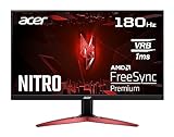 Acer Nitro KG241YS3 Gaming Monitor 23,8 Zoll (60 cm Bildschirm) Full HD, 180Hz,...