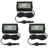 Thlevel 3x Mini LCD Digital Thermometer Hygrometer Temperatur Luftfeuchtigkeit...