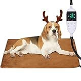 Haustier Heizkissen für Katzen und Hunde - Elektrische Heizdecke Mit 12 Timer,...
