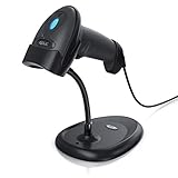 CSL - QR Barcode Scanner 2D - USB Laser Barcodescanner kabelgebunden - Single...